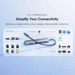 Charger l'image dans la galerie, Hub USB-C 7-en-1 Multifonction - Adaptateur USB3.0 HDMI SD/TF