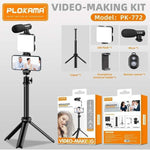 Charger l'image dans la galerie, Kit de Création Vidéo PLOCHMG PK-773 avec Trépied et Microphone
