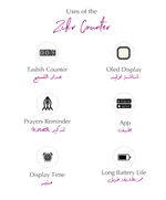 Charger l'image dans la galerie, Tasbih Ring Bei Qi 3 en 1
