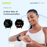 Charger l'image dans la galerie, oraimo Watch GT Montre connectée GPS AMOLED 3ATM 1,43" avec deux bracelets interchangeables

