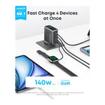 Charger l'image dans la galerie, Chargeur Anker 140W 4 Ports USB-C avec Écran LCD - Charge Rapide GaN
