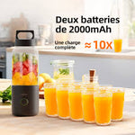 Charger l'image dans la galerie, Blender Portable Rechargeable USB - Fonction Auto-Nettoyante
