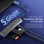 Charger l'image dans la galerie, Hub USB-C 7-en-1 Multifonction - Adaptateur USB3.0 HDMI SD/TF
