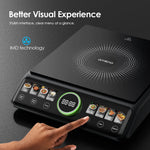 Charger l'image dans la galerie, Plaque Chauffante Céramique Électrique Portable - 2000W avec Contrôle Tactile
