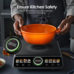 Charger l'image dans la galerie, Plaque Chauffante Céramique Électrique Portable - 2000W avec Contrôle Tactile
