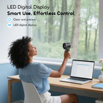 Charger l'image dans la galerie, Ventilateur Portable Sans Pale Rechargeable - Affichage Digital 5 Vitesses
